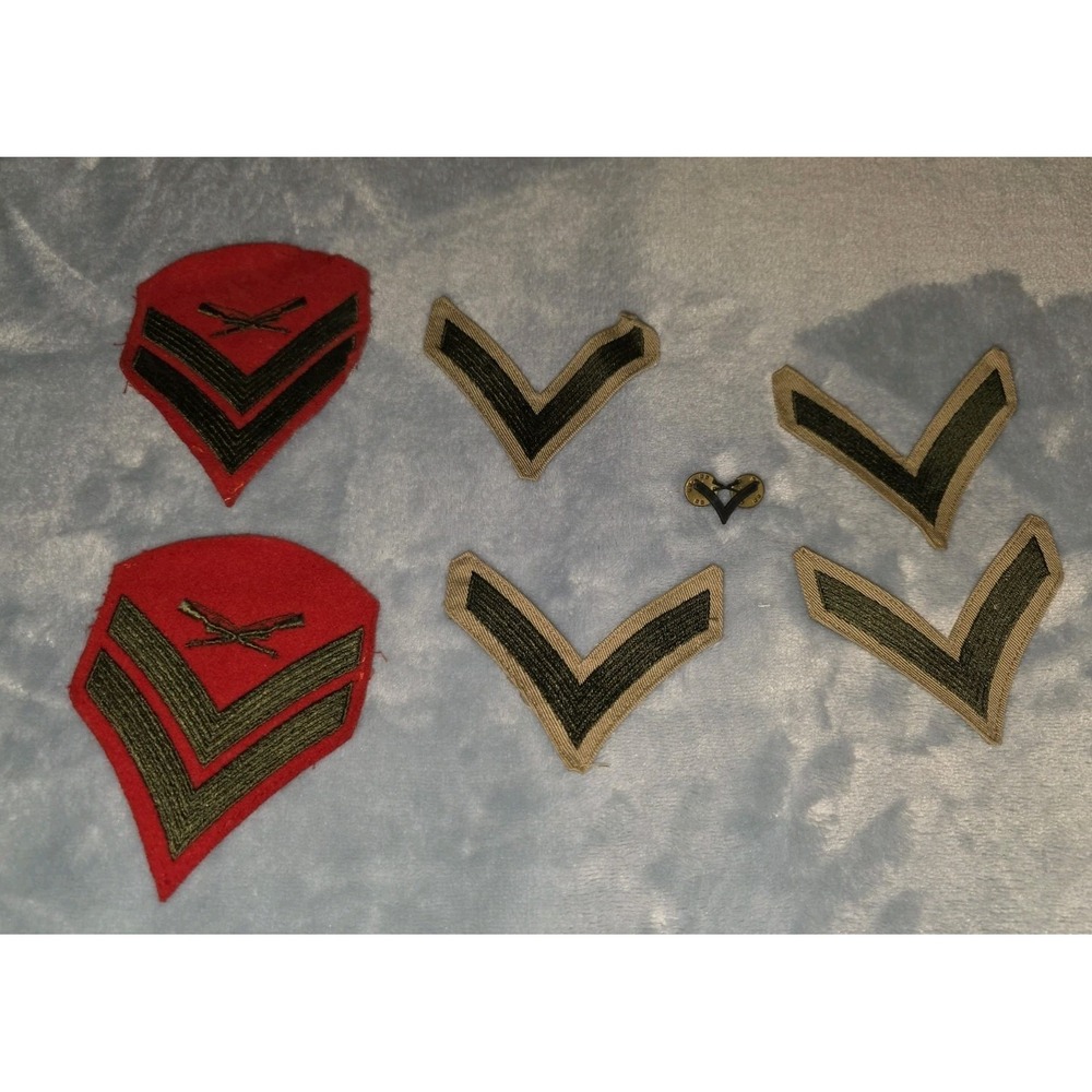 USMC US MARINE CORPS CORPORAL RANK Pin, Patches